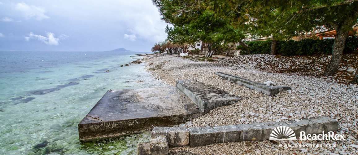 Croatia - Dalmatia  Split - Island Čiovo -  Arbanija - Beach Arbanija