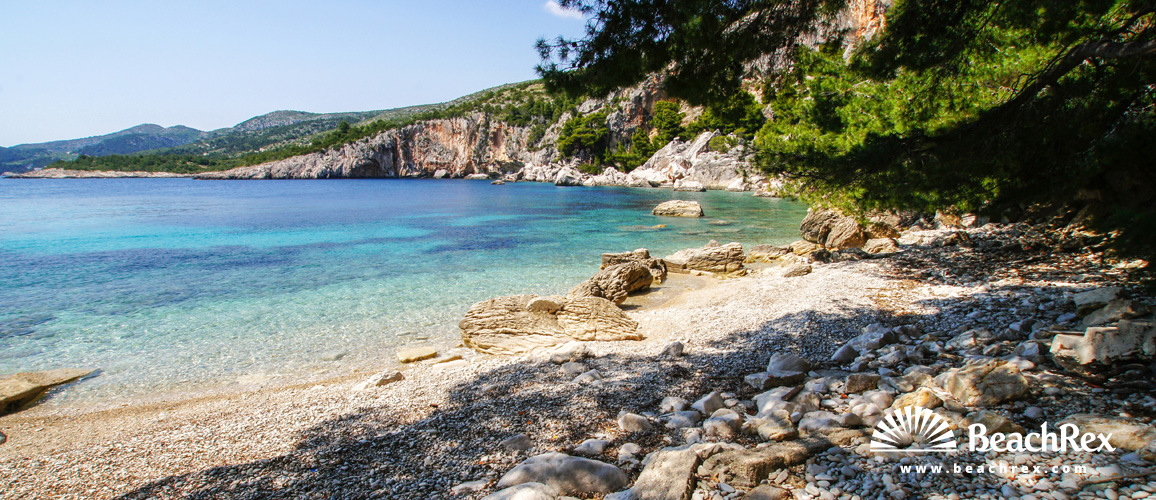 Croatia - Dalmatia  Split - Island Hvar -  Zarače - Beach Malo Zaraće