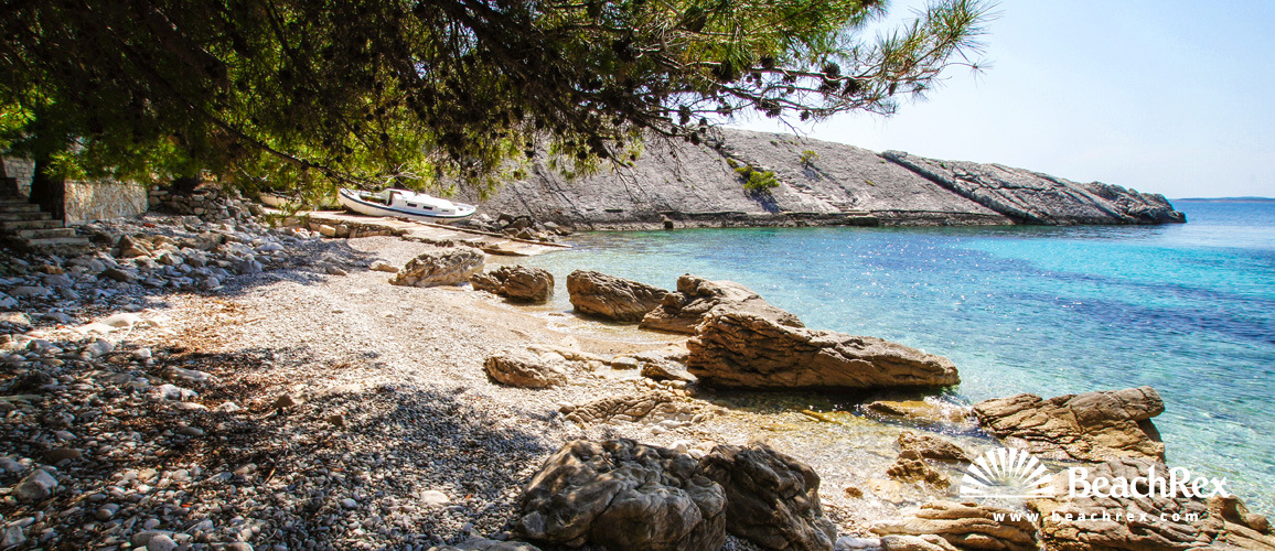 Croatia - Dalmatia  Split - Island Hvar -  Zarače - Beach Malo Zaraće