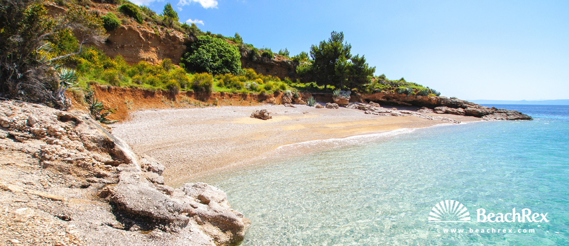 Croatia - Dalmatia  Split - Island Brač -  Murvica - Beach Gaber