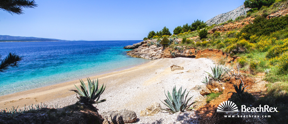 Croatia - Dalmatia  Split - Island Brač -  Murvica - Beach Gaber