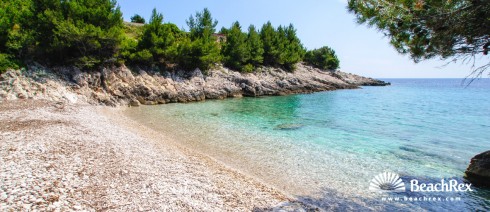 Kroatien - Dalmatien  Split - Insel Hvar -  Zaraće - Strand Paščuka