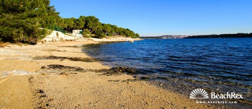 Kroatien - Istra -  Premantura - Strand Guvnina