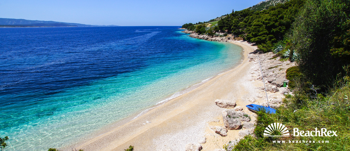 Croatia - Dalmatia  Split - Island Brač -  Murvica - Beach Murvica