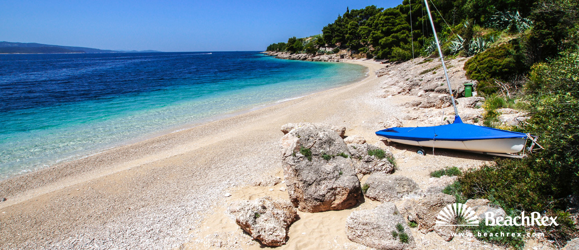 Croatia - Dalmatia  Split - Island Brač -  Murvica - Beach Murvica