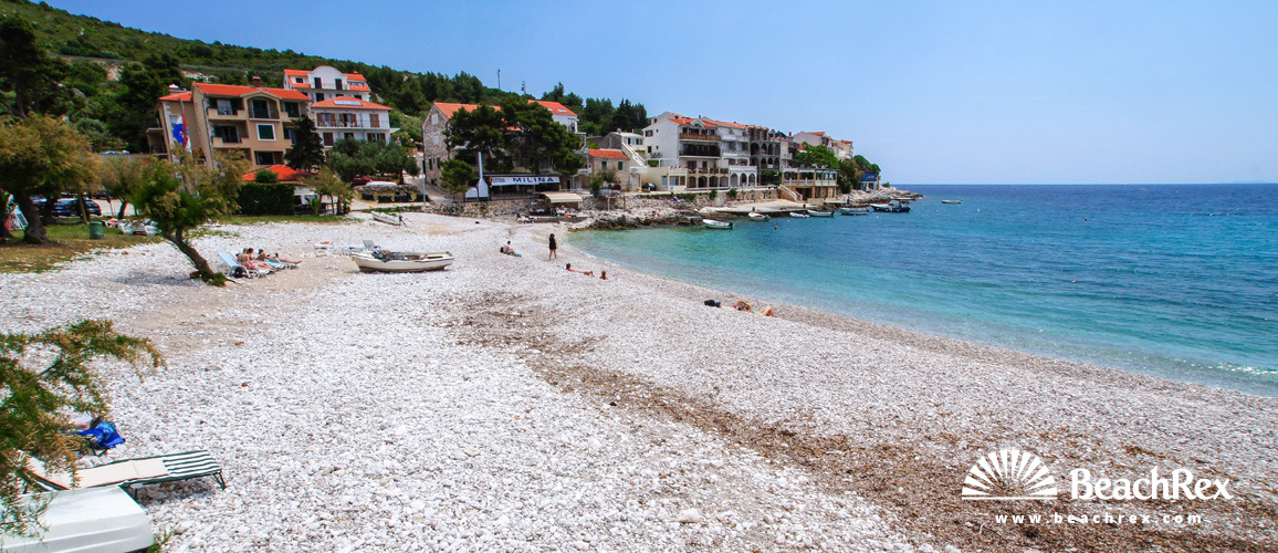 Croatie - Dalmatie  Split - Ile Hvar -  Milna - Plage Milna