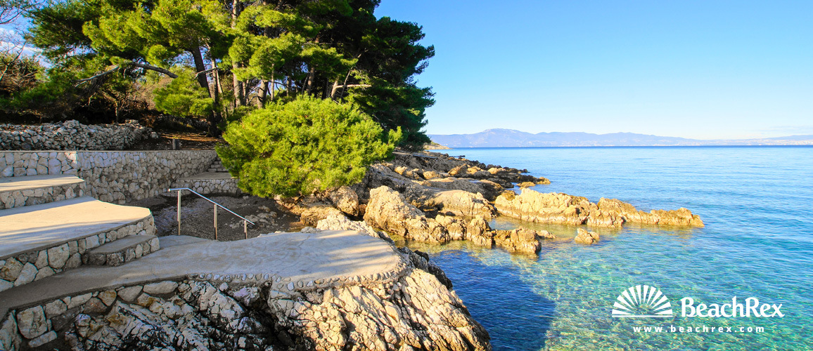 Kroatien - Kvarner - Insel Krk -  Porat - Strand Uhić