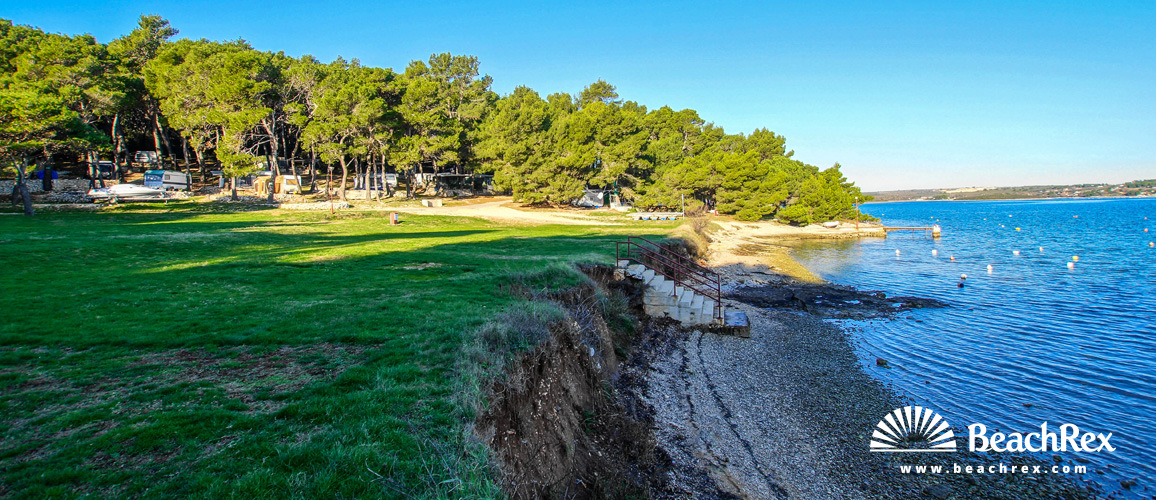 Kroatien - Istra -  Premantura - Strand Tašalera