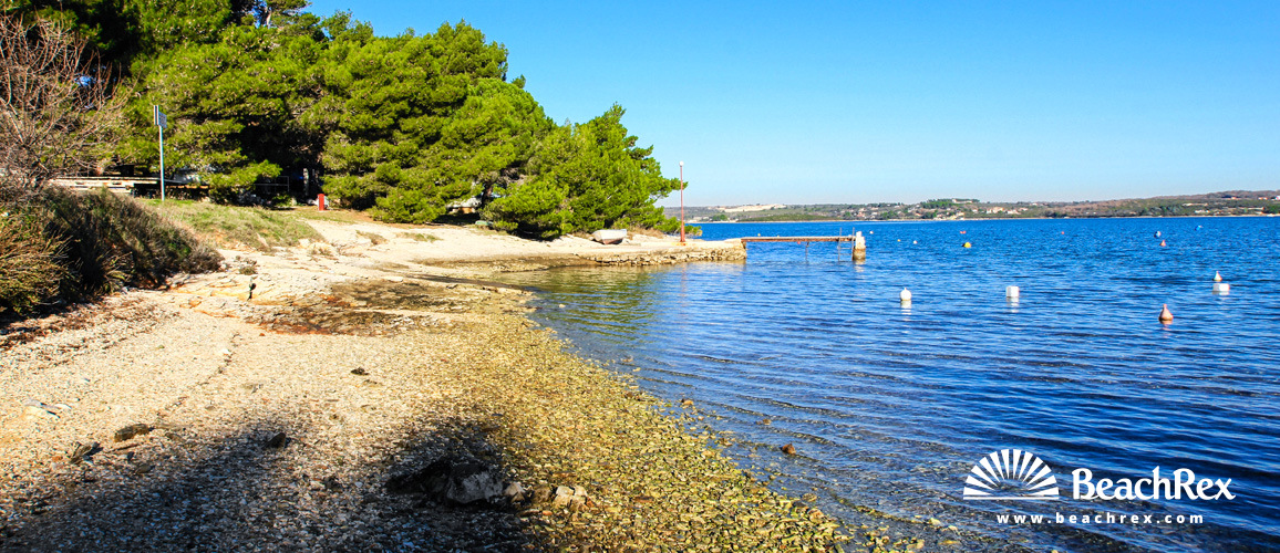 Kroatien - Istra -  Premantura - Strand Tašalera