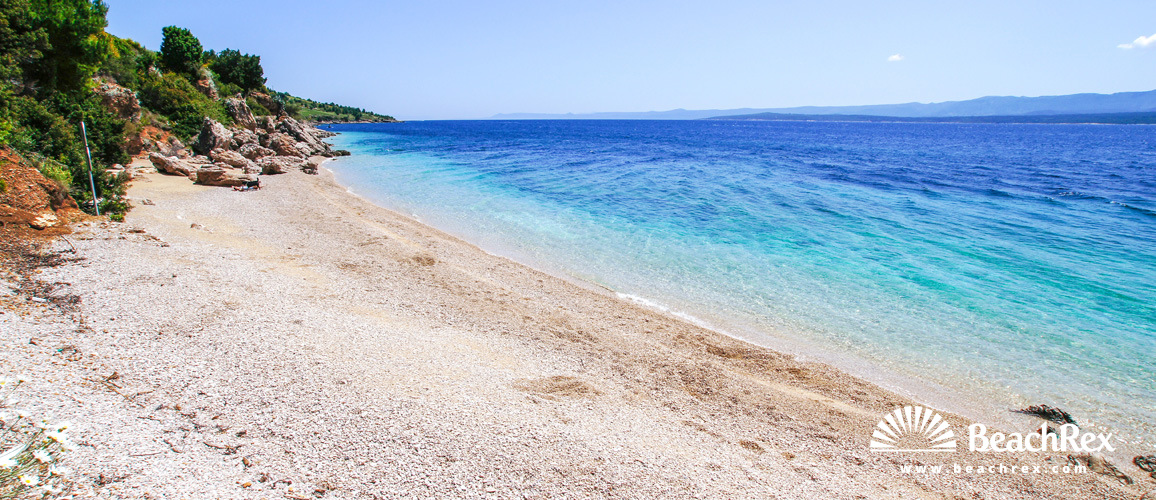 Croatia - Dalmatia  Split - Island Brač -  Murvica - Beach Žana
