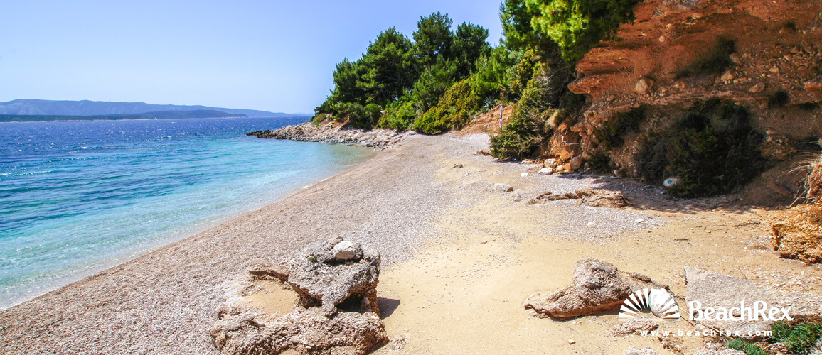 Croatia - Dalmatia  Split - Island Brač -  Murvica - Beach Žana
