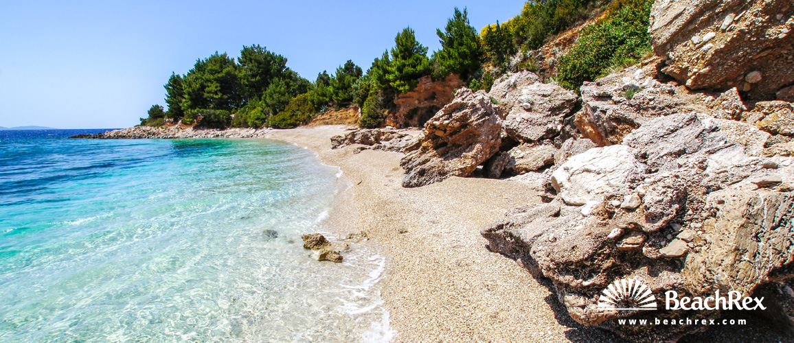 Croatia - Dalmatia  Split - Island Brač -  Murvica - Beach Žana