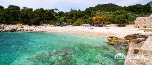 Croatie - Dalmatie  Split - Ile Hvar -  Milna - Plage Mala Milna