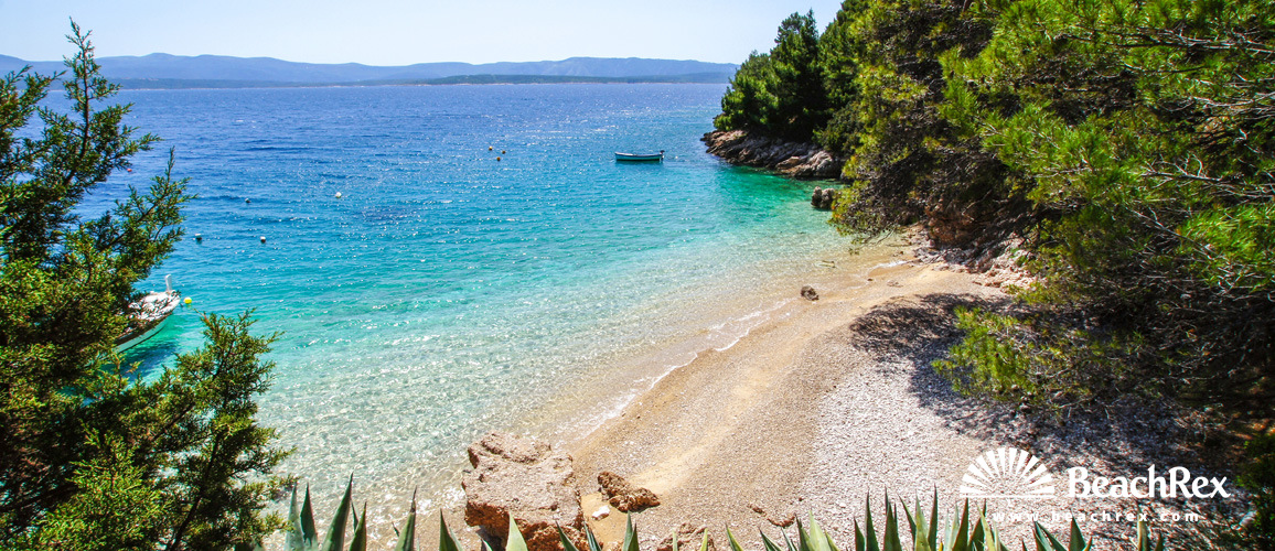 Croatia - Dalmatia  Split - Island Brač -  Murvica - Beach Dračeva