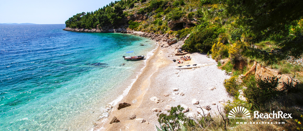 Croazia - Dalmazia  Split - Isola Brač -  Murvica - Spiaggia Slatina