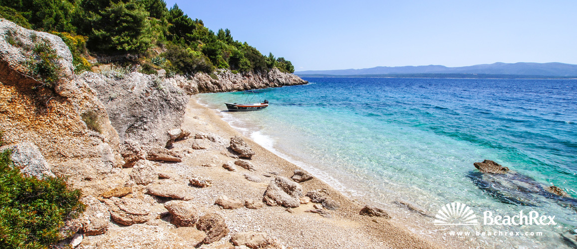 Croazia - Dalmazia  Split - Isola Brač -  Murvica - Spiaggia Slatina