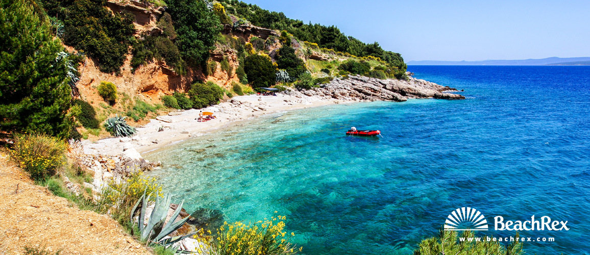Croatia - Dalmatia  Split - Island Brač -  Murvica - Beach Mali Zagradac