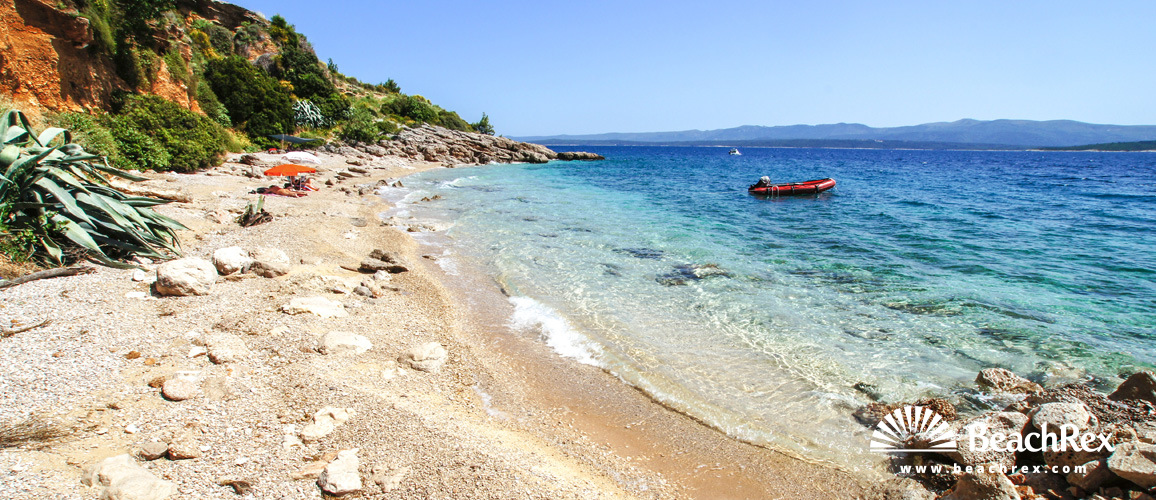 Croatia - Dalmatia  Split - Island Brač -  Murvica - Beach Mali Zagradac