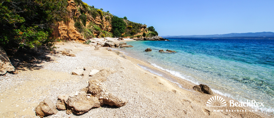 Croatia - Dalmatia  Split - Island Brač -  Murvica - Beach Veli Zagradac