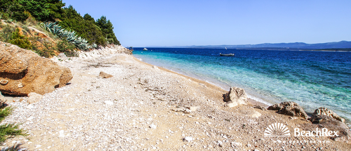Croatia - Dalmatia  Split - Island Brač -  Murvica - Beach Lukrecija