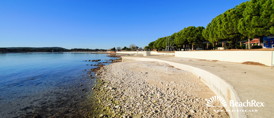 Kroatien - Istra -  Medulin - Strand Bijeca