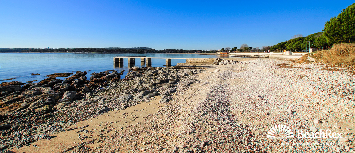 Kroatien - Istra -  Medulin - Strand Bijeca