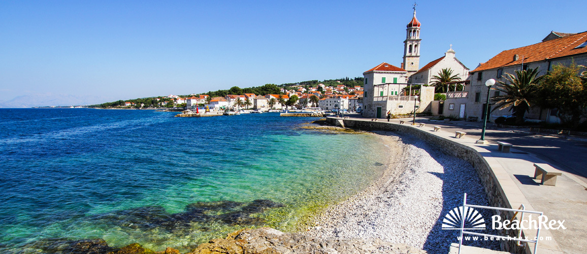 Croatia - Dalmatia  Split - Island Brač -  Sutivan - Beach Lučica