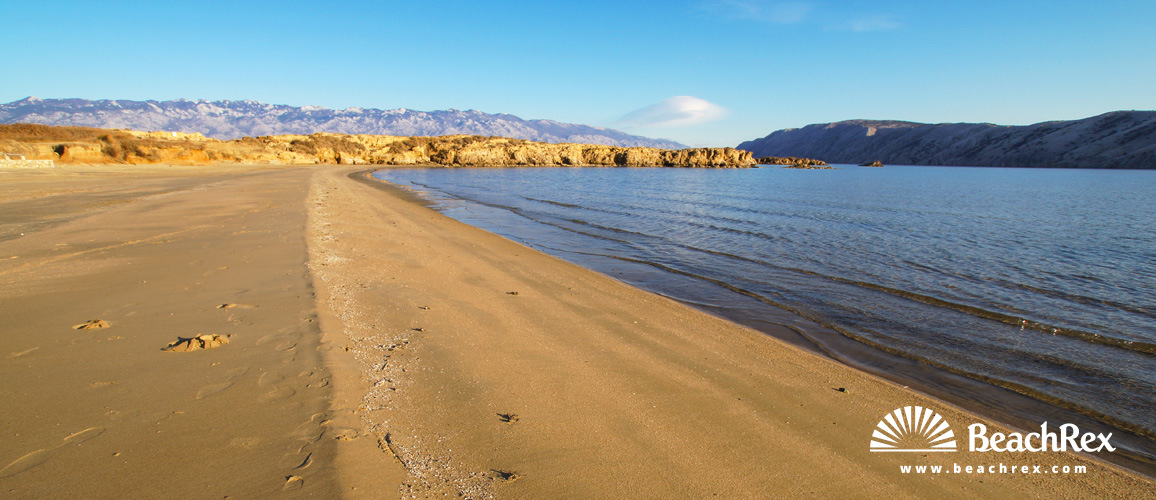 Croatie - Kvarner - Ile Rab -  Lopar - Plage Livačina