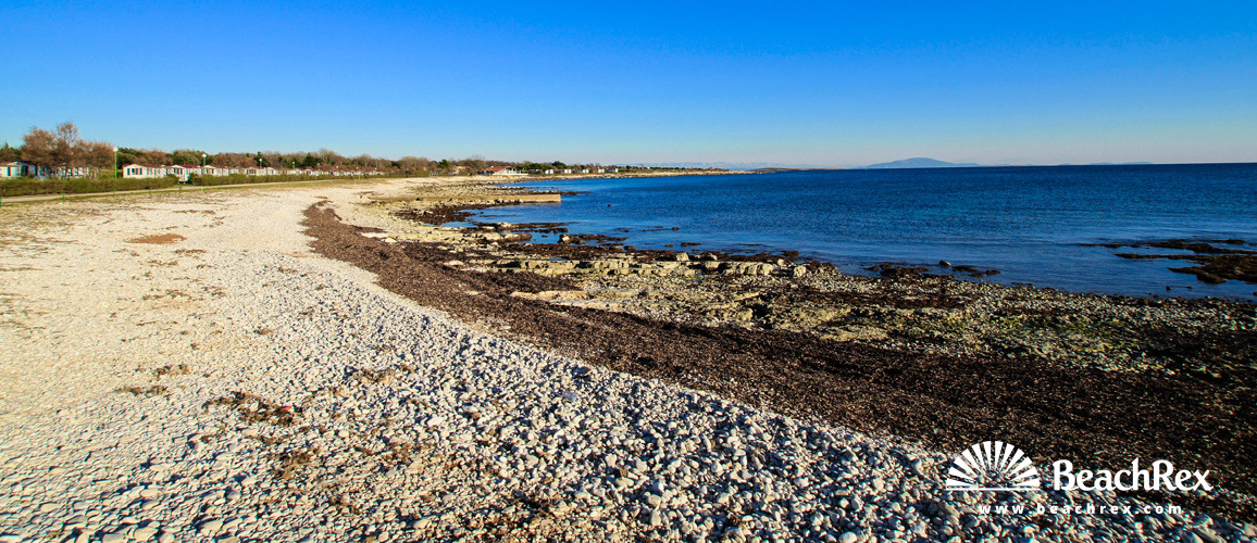 Hrvaška - Istra -  Medulin - Plaža Kažela