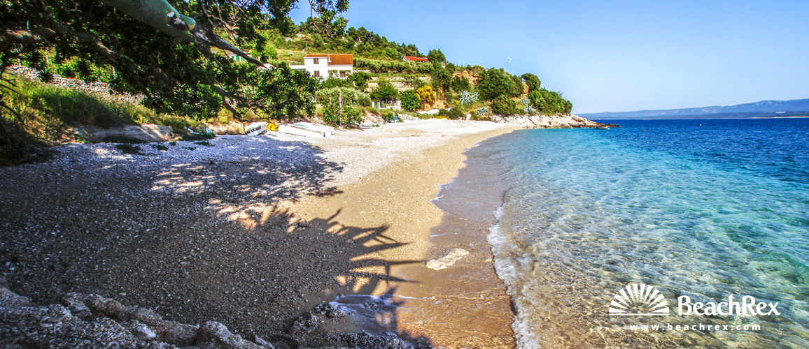Croatia - Dalmatia  Split - Island Brač -  Murvica - Beach Vela Farska