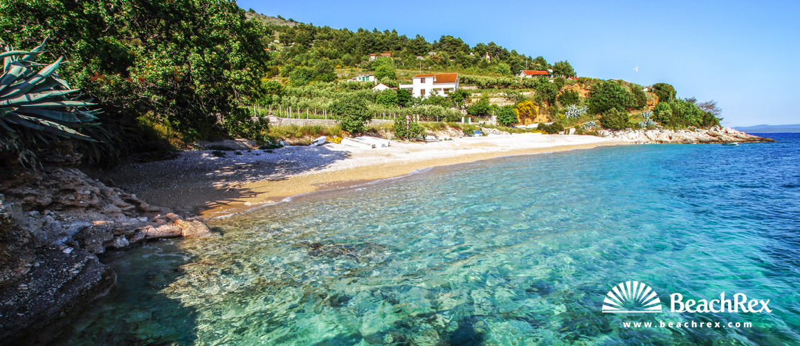 Croatia - Dalmatia  Split - Island Brač -  Murvica - Beach Vela Farska