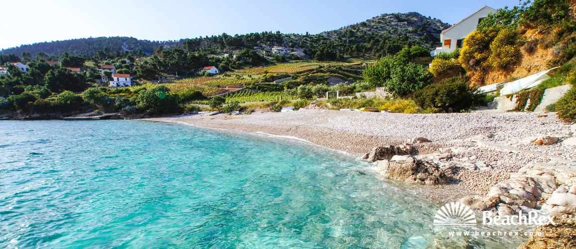 Croatia - Dalmatia  Split - Island Brač -  Murvica - Beach Vela Farska