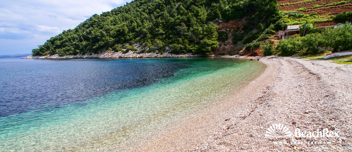 Hrvatska - Dalmacija  Split - Otok Hvar -  Brusje - Plaža Stiniva