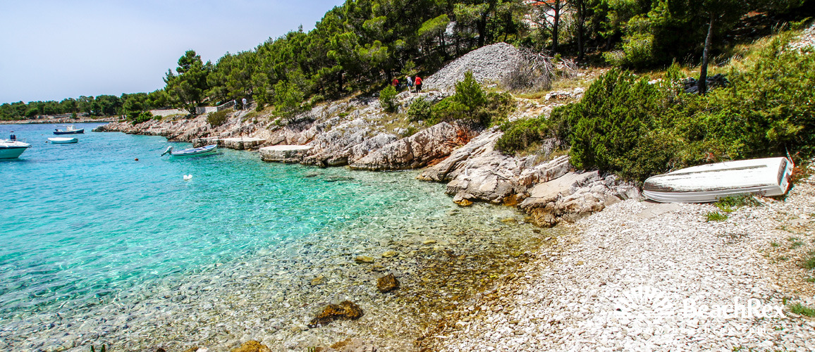 Croatie - Dalmatie  Split - Ile Brač -  Milna - Plage Duboka