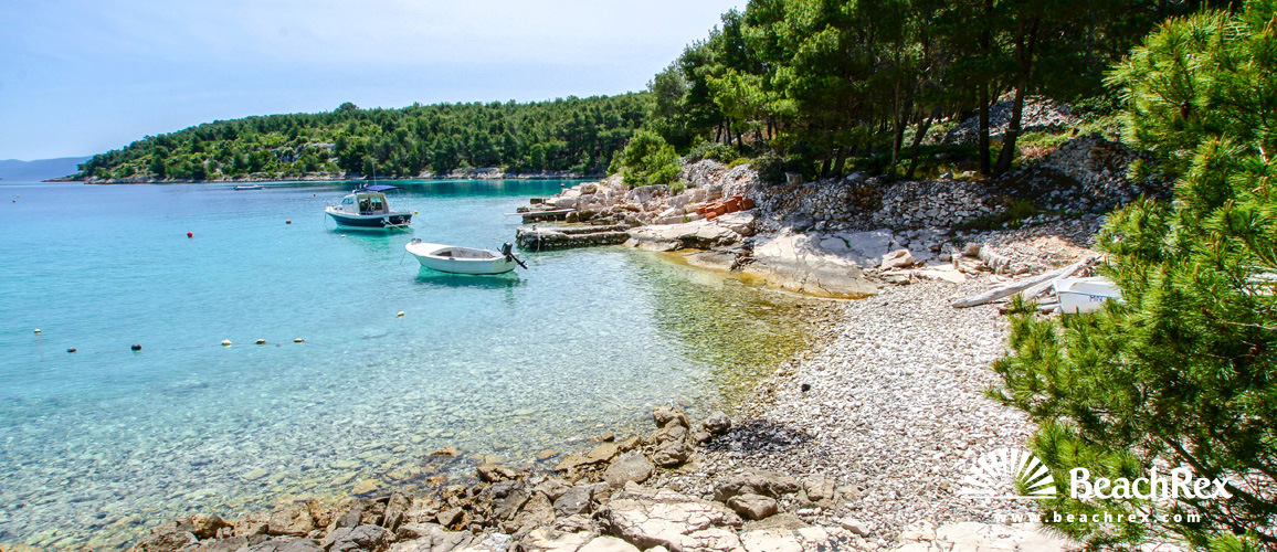 Croatia - Dalmatia  Split - Island Brač -  Milna - Beach Lučica