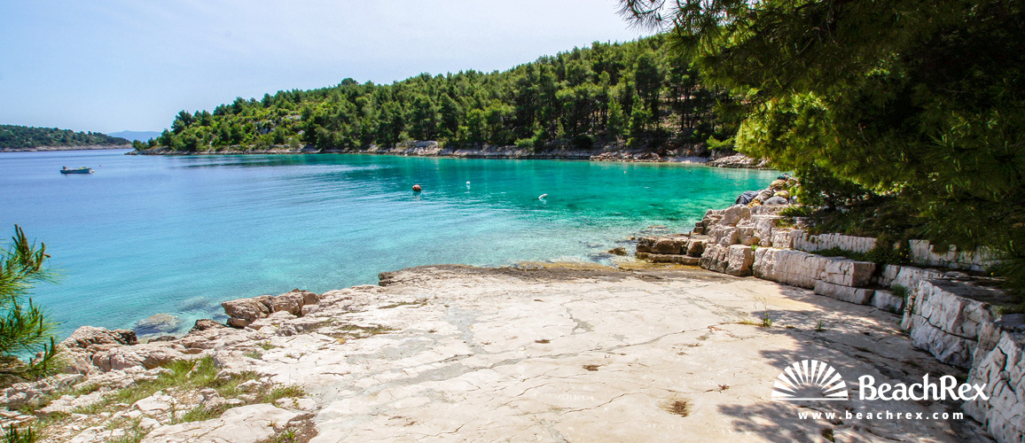 Croatia - Dalmatia  Split - Island Brač -  Milna - Beach Lučica