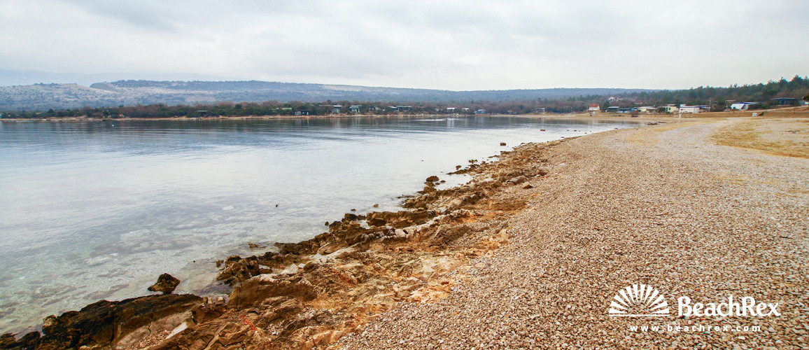 Kroatien - Kvarner - Insel Krk -  Omišalj - Strand Vodotoč