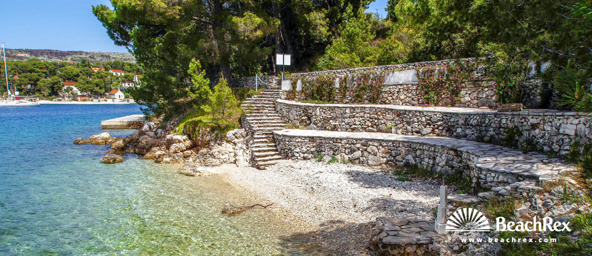 Croatia - Dalmatia  Split - Island Brač -  Milna - Beach Hana