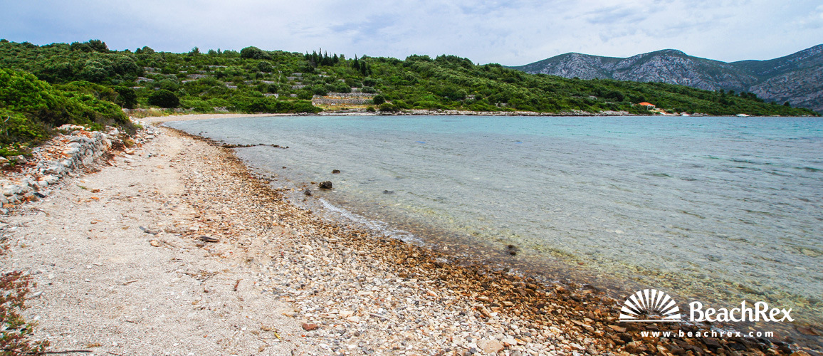 Croatia - Dalmatia  Dubrovnik - Island Korčula -  Račišće - Beach Kneža