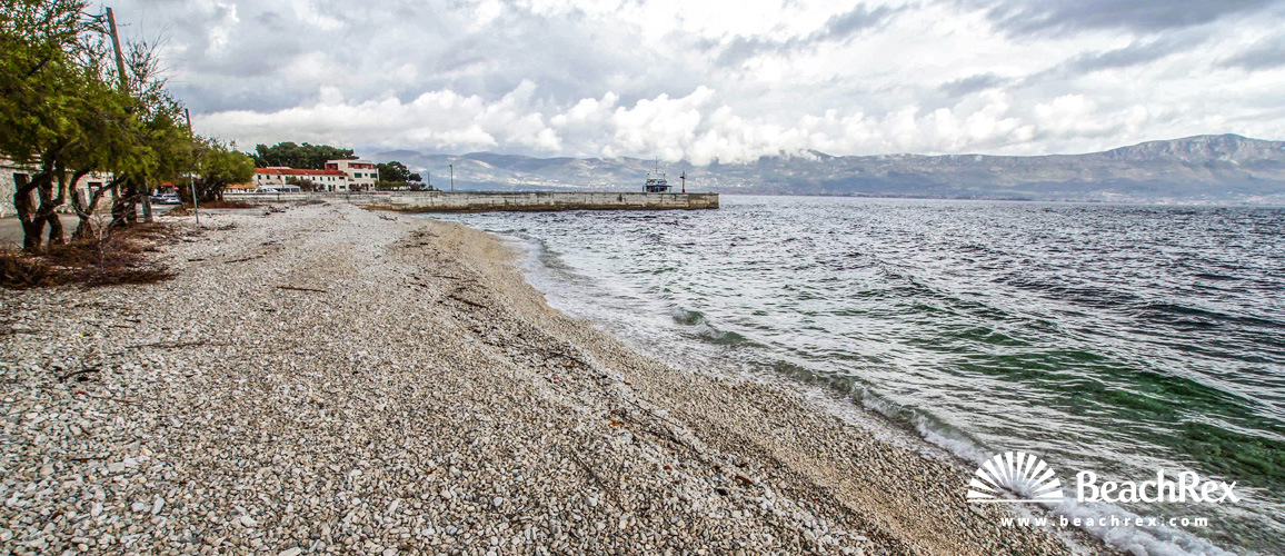 Croatia - Dalmatia  Split - Island Čiovo -  Slatine - Beach Slatine