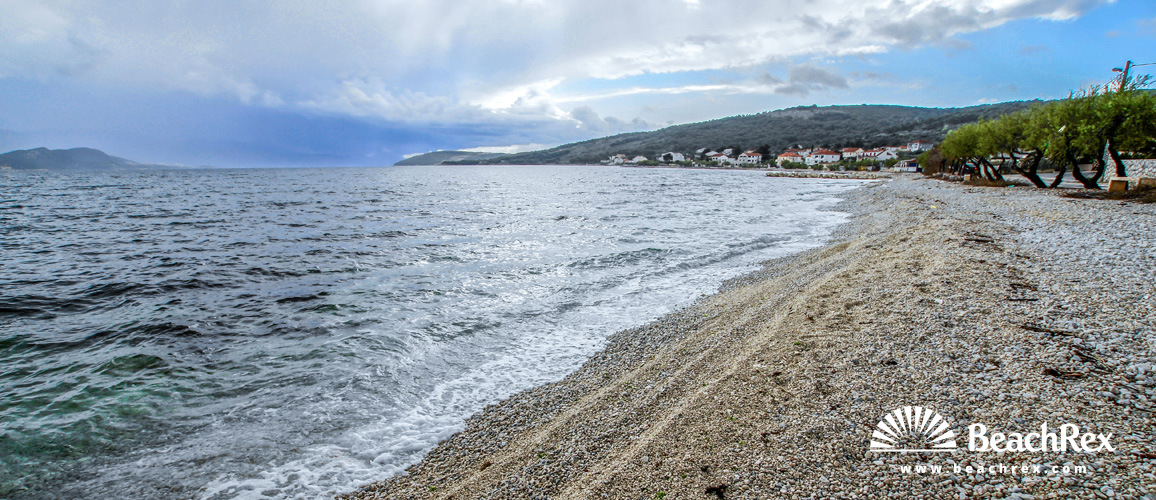 Croatia - Dalmatia  Split - Island Čiovo -  Slatine - Beach Slatine