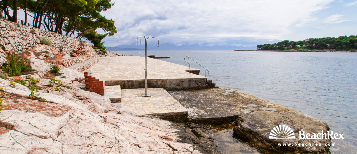 Croatia - Dalmatia  Split - Island Hvar -  Jelsa - Beach Fontana