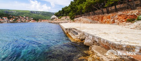 Croatia - Dalmatia  Split - Island Hvar -  Jelsa - Beach Fontana