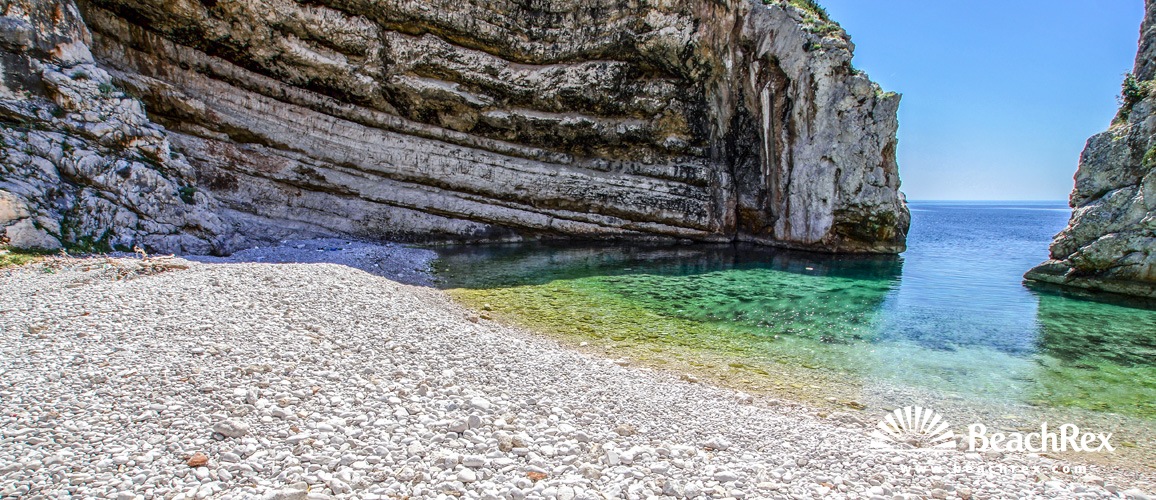 Croatia - Dalmatia  Split - Island Vis -  Marinje Zemlje - Beach Stiniva