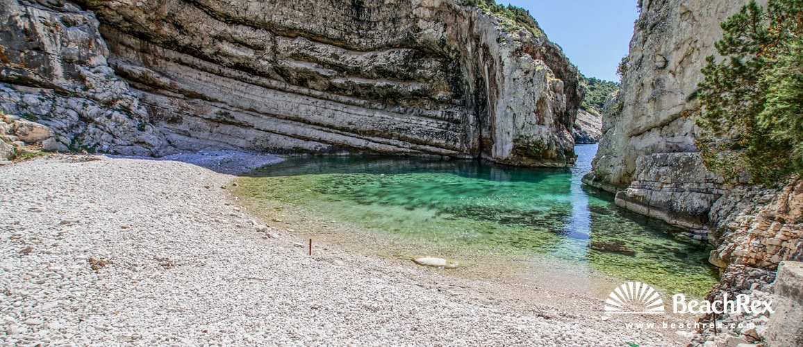 Croatia - Dalmatia  Split - Island Vis -  Marinje Zemlje - Beach Stiniva