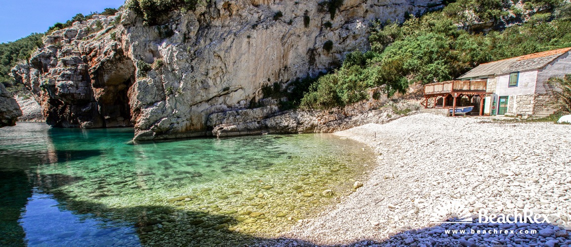 Croatia - Dalmatia  Split - Island Vis -  Marinje Zemlje - Beach Stiniva