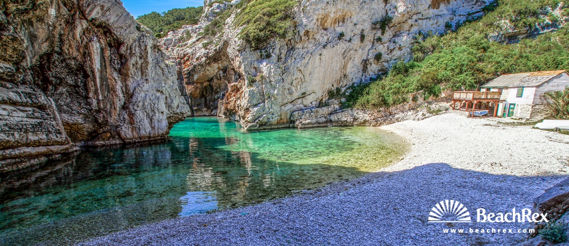 Croatia - Dalmatia  Split - Island Vis -  Marinje Zemlje - Beach Stiniva