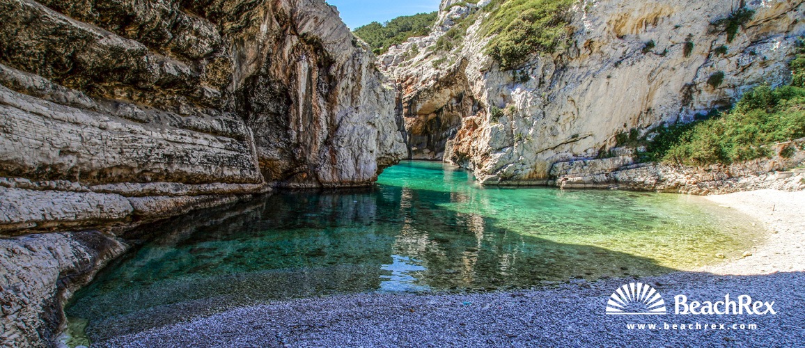 Croatia - Dalmatia  Split - Island Vis -  Marinje Zemlje - Beach Stiniva