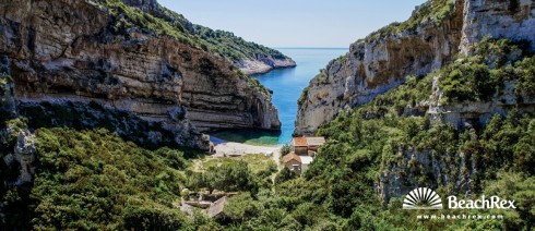 Croatia - Dalmatia  Split - Island Vis -  Marinje Zemlje - Beach Stiniva