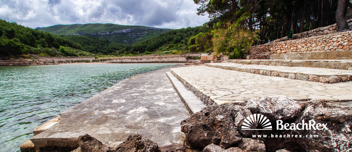 Croatia - Dalmatia  Split - Island Hvar -  Jelsa - Beach Mina
